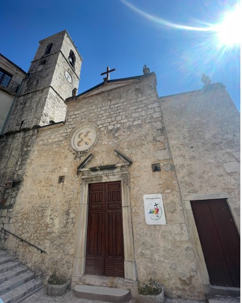 Facciata della chiesa di San Nicola a Pizzone